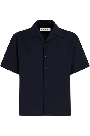 Marni Heren, Overhemden, Blauw, Maat: XL Wol