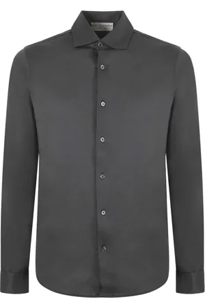 FILIPPO DE LAURENTIIS Heren, Overhemden, Grijs, Maat: XL