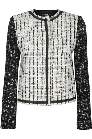 Karl Lagerfeld Dames, Jassen, Veelkleurig, Maat: 2XS Tweed