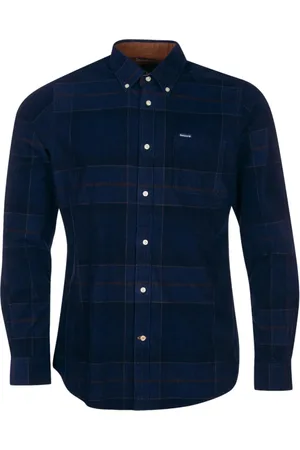 Barbour Heren, Overhemden, Blauw, Maat: 2XL