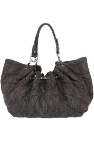 CHANEL Dames, Pre-owned, Bruin, Maat: ONE Size Leer
