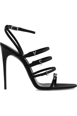 Saint Laurent Dames, Schoenen, Zwart, Maat: 36 EU Satijn