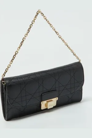 Dior Dames, Pre-owned, Zwart, Maat: ONE Size Leer