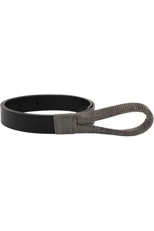 Orciani Dames, Accessoires, Zwart, Maat: 85 CM Leer
