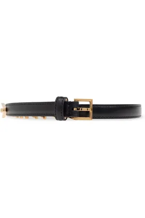 VERSACE Dames, Accessoires, Zwart, Maat: 90 CM Leer