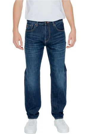 Armani Exchange Heren, Jeans, Blauw, Maat: W30 L30 Katoen