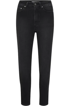 Gestuz Dames, Jeans, Zwart, Maat: W26 Katoen