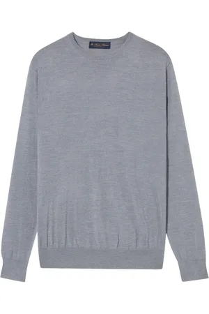Brooks Brothers Heren, Truien, Grijs, Maat: M Wol