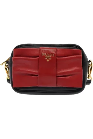 Prada Dames, Pre-owned, Rood, Maat: ONE Size Leer