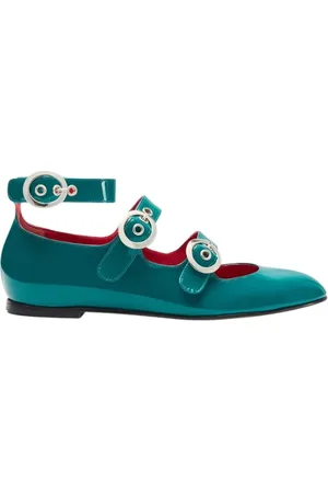 Scarosso Dames, Schoenen, Groen, Maat: 39 EU Leer