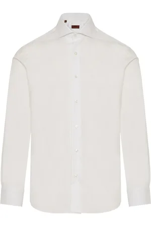 BARBA Heren, Overhemden, Wit, Maat: 5XL Katoen