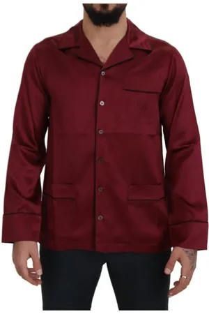 Dolce & Gabbana Heren, Overhemden, Rood, Maat: XS Zijde