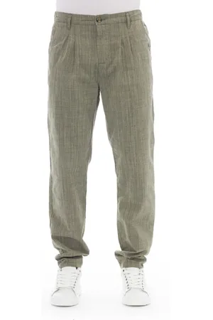 BALDININI Heren, Broeken, Groen, Maat: XS