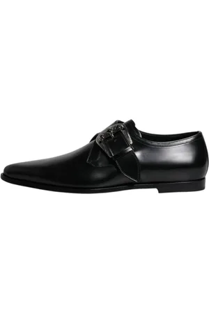 Dolce & Gabbana Heren, Schoenen, Zwart, Maat: 43 EU Leer