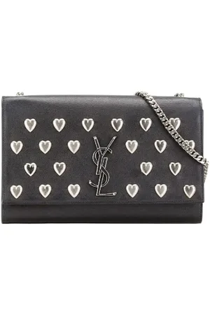 Saint Laurent Dames, Pre-owned, Zwart, Maat: ONE Size Leer
