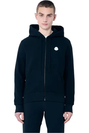 Moncler Heren, Sweatshirts & Hoodies, Zwart, Maat: L Fleece