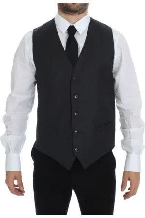 Dolce & Gabbana Heren, Pakken, Grijs, Maat: M Wol