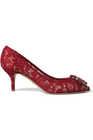 Dolce & Gabbana Dames, Schoenen, Rood, Maat: 36 EU Katoen