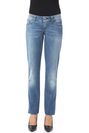 Byblos Dames, Jeans, Blauw, Maat: W26 Katoen