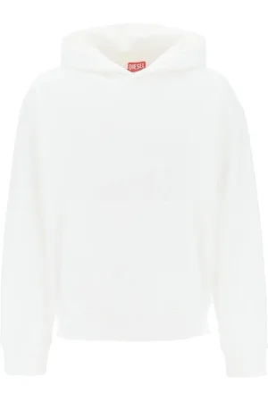 Diesel Heren, Sweatshirts & Hoodies, Wit, Maat: L Katoen