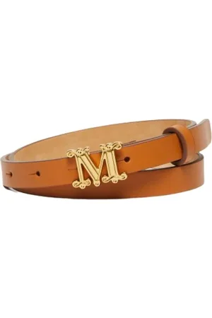 Max Mara Dames, Accessoires, Oranje, Maat: L Leer