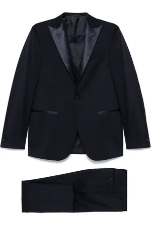 corneliani Heren, Pakken, Blauw, Maat: 2XL Wol