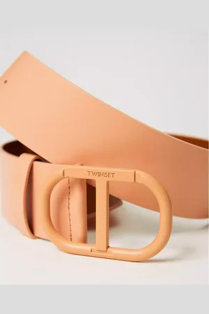 Twin-Set Dames, Accessoires, Oranje, Maat: S Leer