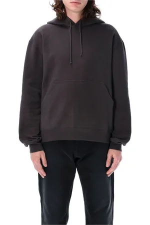 Saint Laurent Heren, Sweatshirts & Hoodies, Grijs, Maat: M Katoen