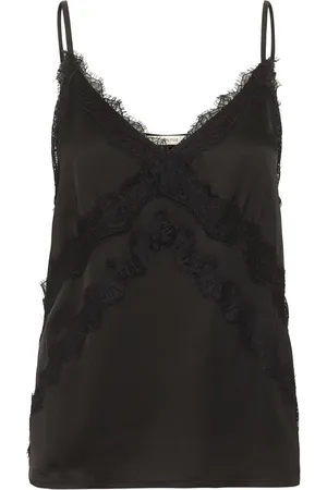 Gestuz Dames, Tops, Zwart, Maat: 2XL