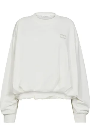 Co`Couture Dames, Sweatshirts & Hoodies, Wit, Maat: M Viscose