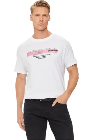 Guess Heren, Tops, Wit, Maat: XL Katoen