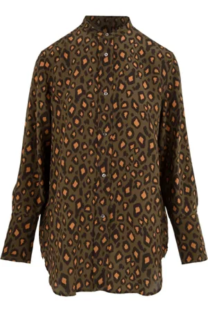 Aspesi Dames, Blouses & Shirts, Groen, Maat: XS Katoen