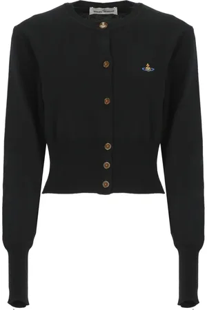 Vivienne Westwood Dames, Truien, Zwart, Maat: S Katoen