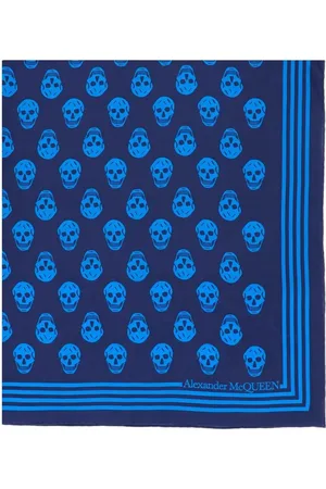 Alexander McQueen Dames, Accessoires, Blauw, Maat: ONE Size Zijde