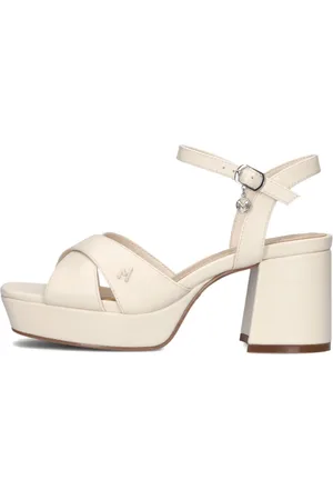 Mexx Dames, Schoenen, Wit, Maat: 38 EU Leer