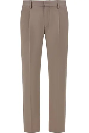 Boggi Milano Heren, Broeken, Bruin, Maat: XL Katoen