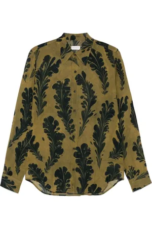 DRIES VAN NOTEN Heren, Overhemden, Groen, Maat: M