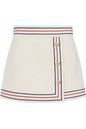 Gucci Dames, Rokken, Wit, Maat: S Katoen