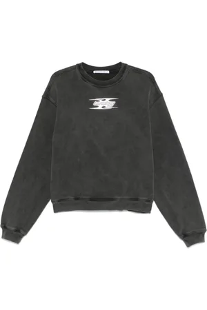 Alexander Wang Dames, Sweatshirts & Hoodies, Grijs, Maat: XS Katoen