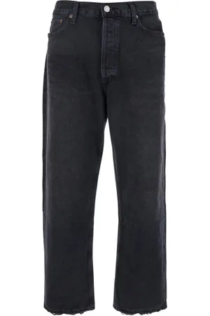 AGOLDE Heren, Jeans, Zwart, Maat: W31 Katoen