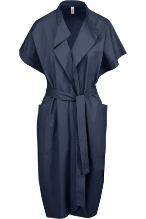 Bomboogie Dames, Jurken, Blauw, Maat: S Katoen