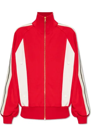 Palm Angels Dames, Sweatshirts & Hoodies, Rood, Maat: XS Katoen