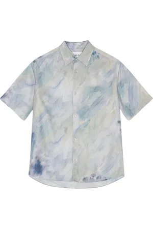NN.07 Heren, Overhemden, Blauw, Maat: L Katoen