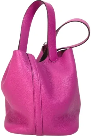 Hermès Dames, Pre-owned, Roze, Maat: ONE Size Leer