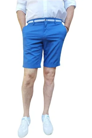 Masons Heren, Korte broeken, Blauw, Maat: 2XL Katoen