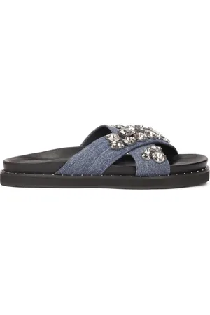 Kazar Dames, Schoenen, Blauw, Maat: 39 EU Denim
