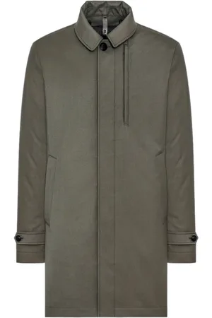 Duno Heren, Mantels, Groen, Maat: 2XL Wol