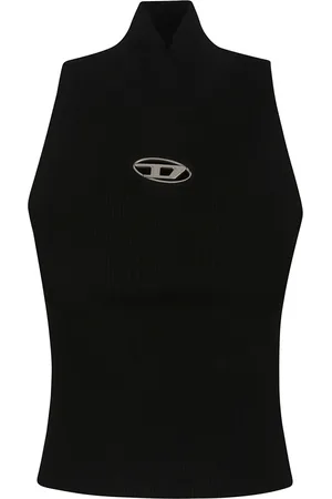 Diesel Dames, Tops, Zwart, Maat: XS Viscose