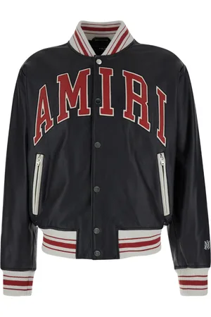 AMIRI Heren, Jassen, Zwart, Maat: L Leer