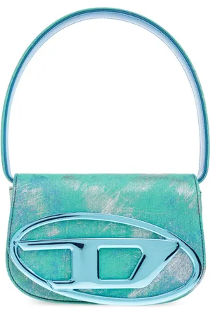 Diesel Dames, Tassen, Blauw, Maat: ONE Size Katoen